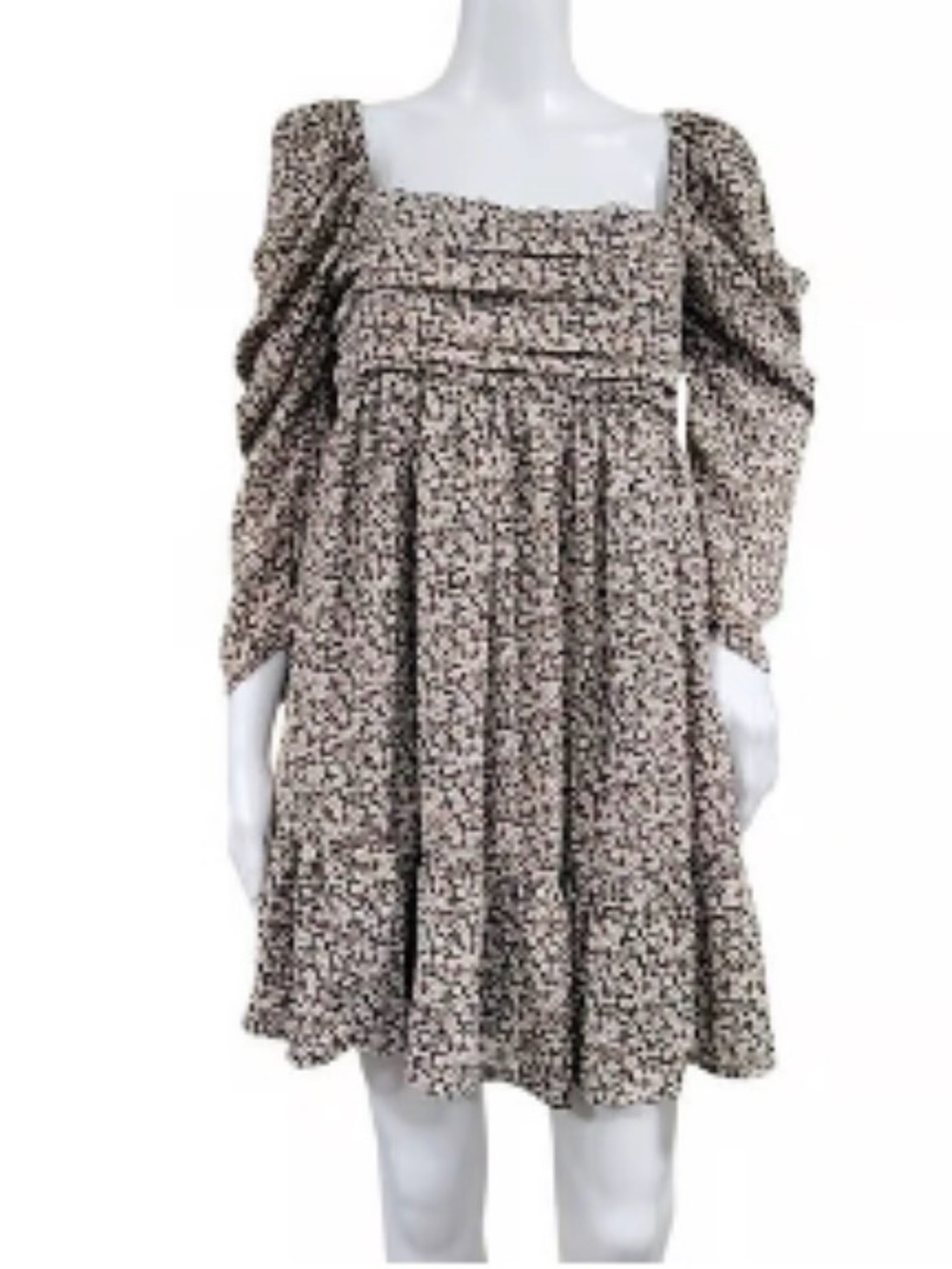 Abercrombie & Fitch Baby Doll Floral Boho Mini Dress NWT Small, Cottagecore
